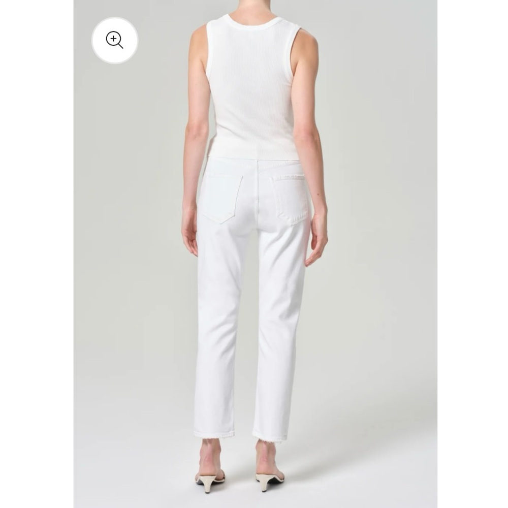 Agolde Riley High Rise Straight‎ Crop Jeans (Whip) - Picture 8 of 8